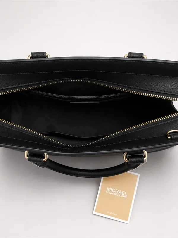 Michael Kors NEW Quinn Crossbody Satchel Black Saffiano Leather Bag Purse NWOT - Image 5