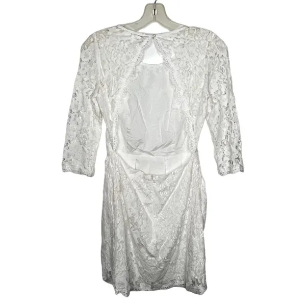 Impressions‎ White Lace Dress nwt - Image 7