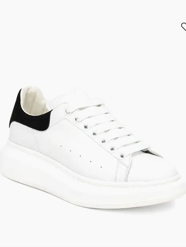 Women's Oversized Colorblocked Sneakers White Black Size 10 Minimialistic - Image 12
