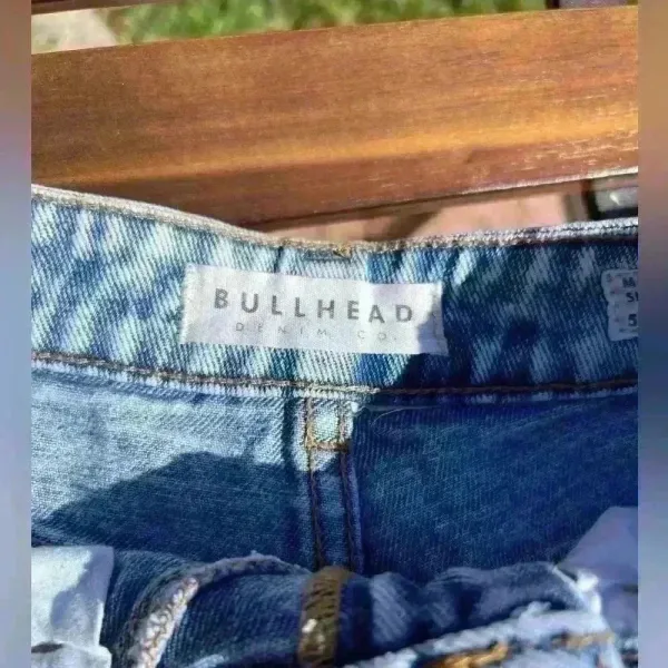 Pacsun Bullhead‎ Denim Jeans Mom Shorts Y2K Western Bohemian - Image 2