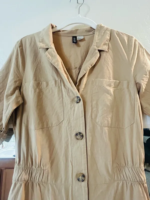H&M Tan Jumpsuit - Image 2