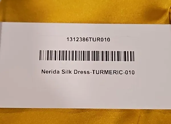 💕REFORMATION💕 Nerida Silk Dress ~ Tumeric 10 NWT - Image 15