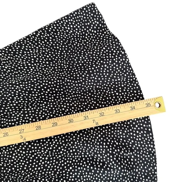 GAO Retro Black White Polka Dot Mini Fit Flare Dress Size M Pinup Rockabilly - Image 9