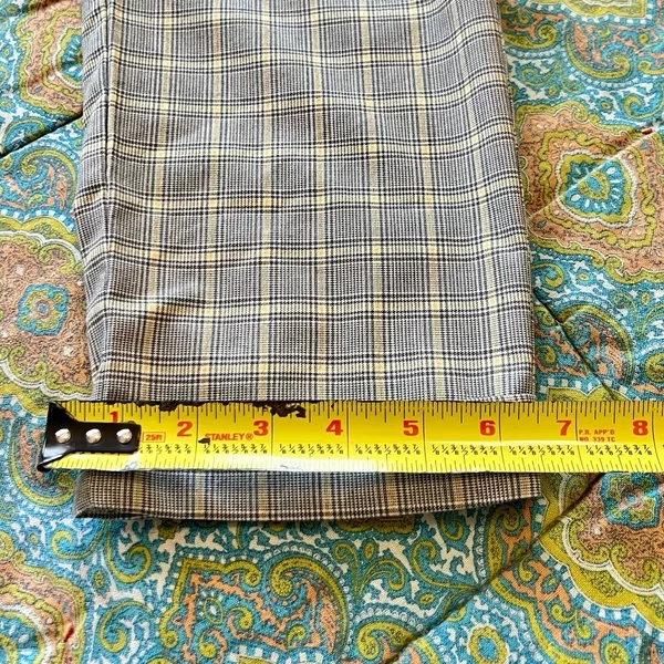 Vintage Inspired Plaid Brownie Womens Old Money Preppy Modern Indie Size S/M EUC - Image 9