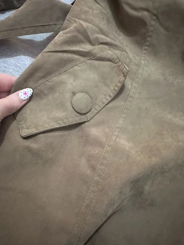 Ryu Olive Green Trenchman Coat - Image 3