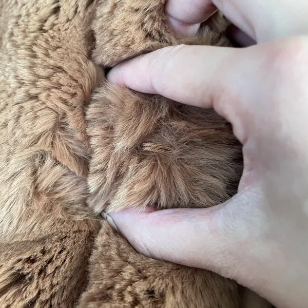 Zara outerwear soft brown fluffy faux fur coat jacket - Image 7