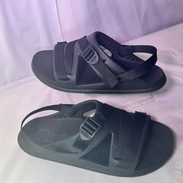 Chaco Black Dual-Strap Slide with Buckle - Image 2