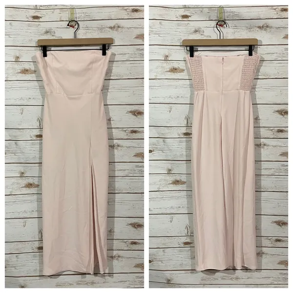 Amanda Uprichard Mandy Midi Dress - Blush - Small - Image 15