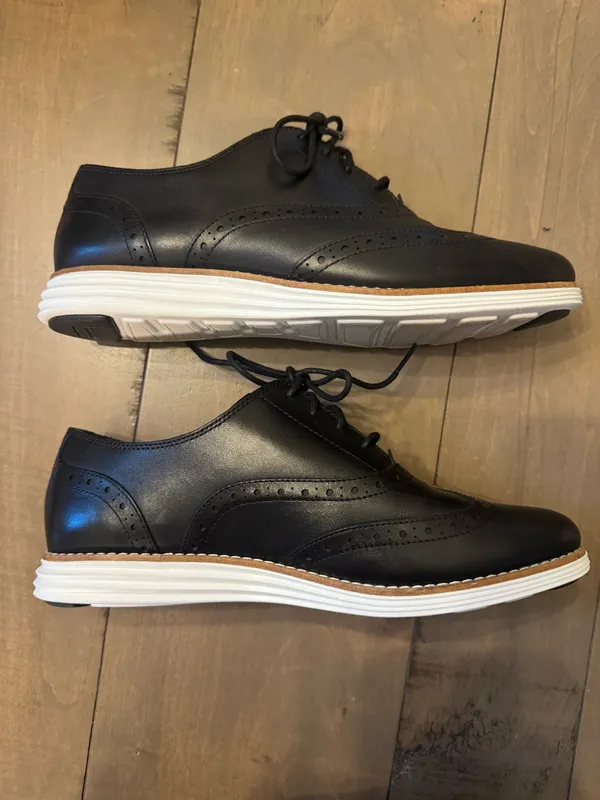 Cole Haan Women's ØriginalGrand Wingtip Oxfords Size 8.5 Black - Image 6