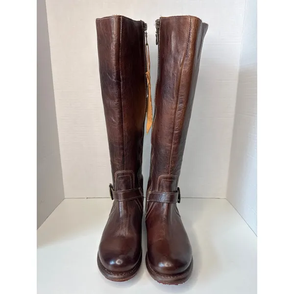 Bed Stu Glaye Tall Riding Knee High Boots Rustic Teak 8.5 - Image 4