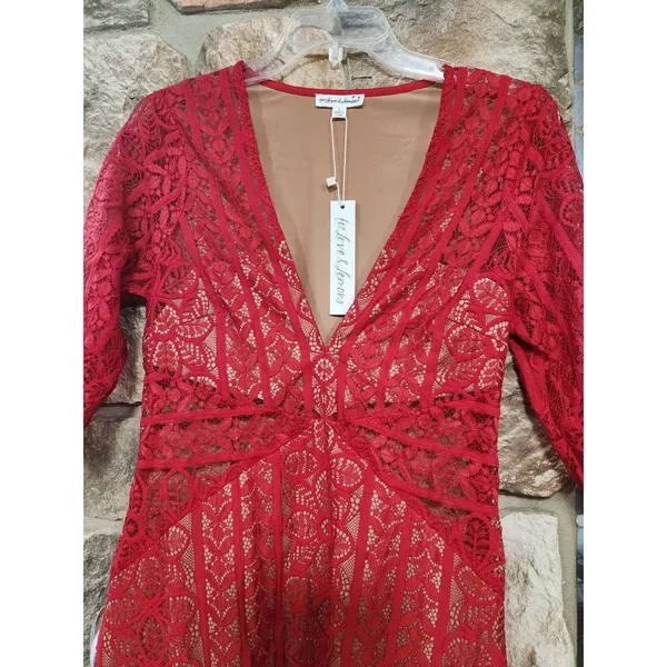 Free People For Love & Lemons Lyla Cocktail Dress Size L - Image 5