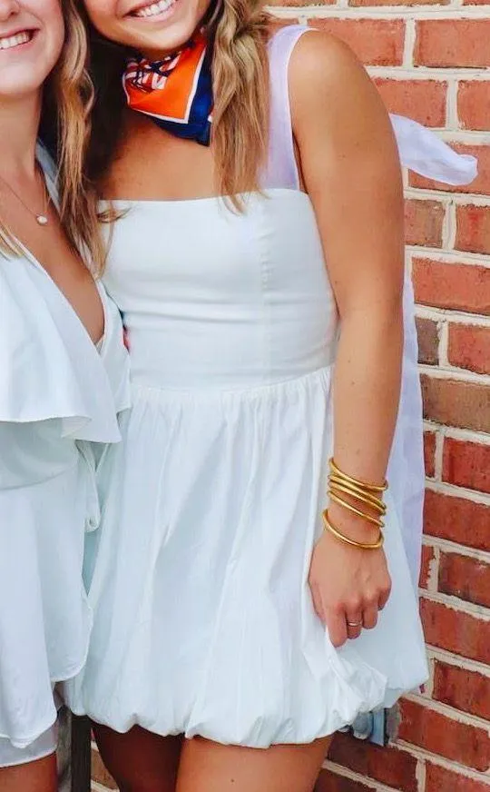 Reformation White Mini Dress - Image 2
