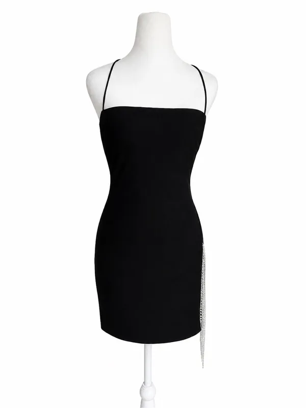 White Fox Boutique Come Back Mini Dress Black Size S Small LBD Cocktail‎ NWT - Image 2