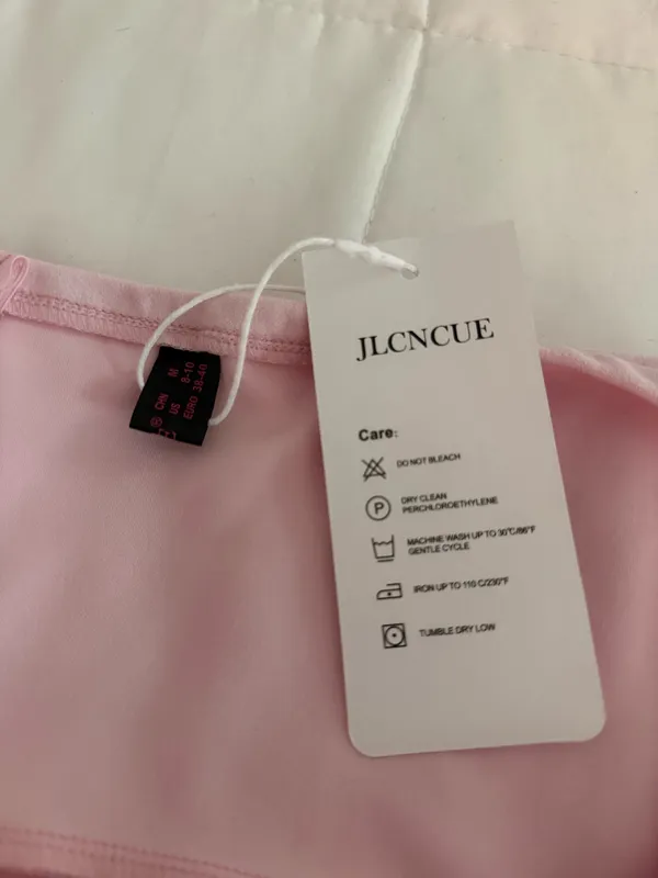 Pink Strapless Maxi Dress Size M - Image 2