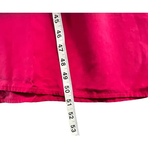 Everlane Tencel Gathered Maxi Dress L Pink Button Modest Oversized Quiet Luxury‎ - Image 10