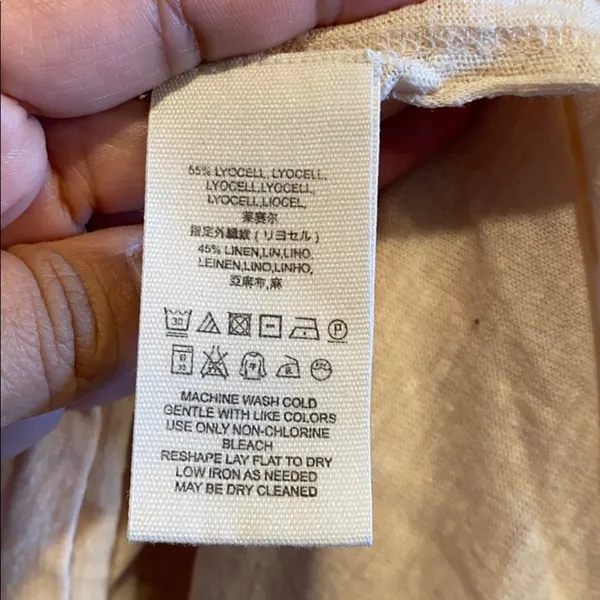 We the free Henley hi low hemline peach oversized - Image 5