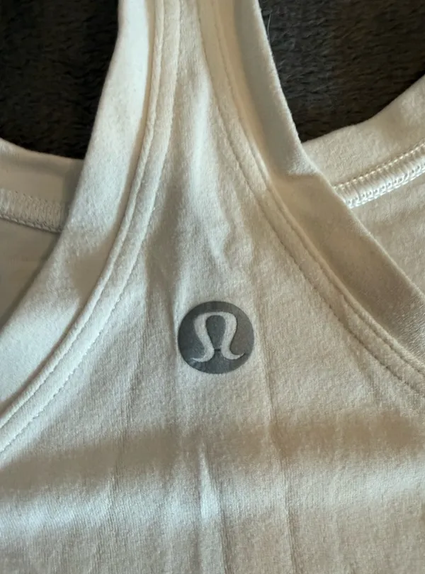 White Lululemon Tank - Image 3