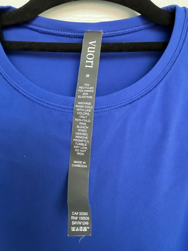 Vuori AllTheFeels™ Crew Tank Blue - Image 5