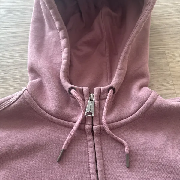Pink Carhartt zip up hoodie  - Image 3
