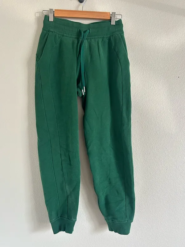 Lululemon Scuba Joggers in Green Size 4 - Image 3