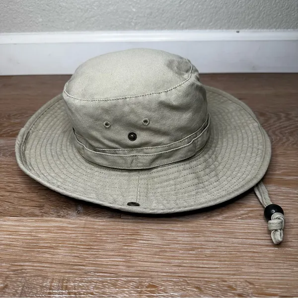 Free Authority Outdoor Women's Tan Wide Brim UV Protection Sun Hat, Size S/M - Image 4
