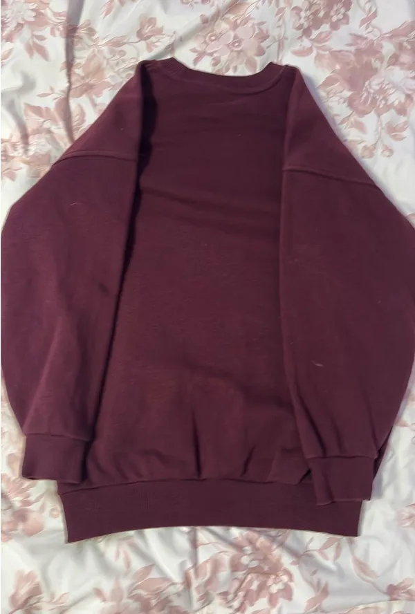 Maroon Nike Crewneck Sweatshirt - Image 2