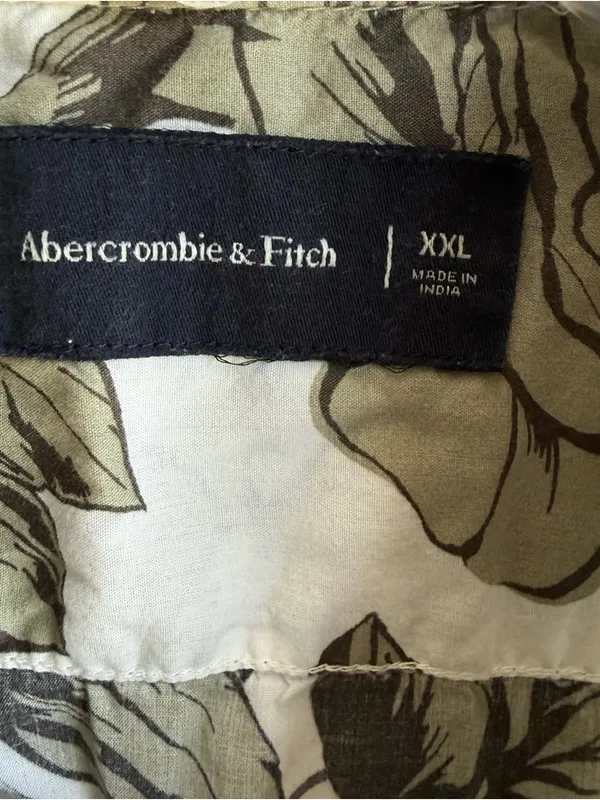 Abercrombie & Fitch Floral Button Front Top XXL - Image 3