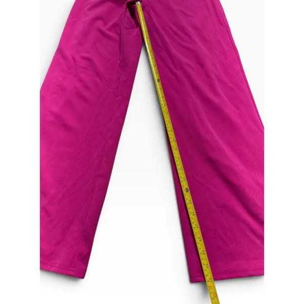 Lulus Pink Fuchsia Wide Leg Jumpsuit Womens Size Medium - Image 7