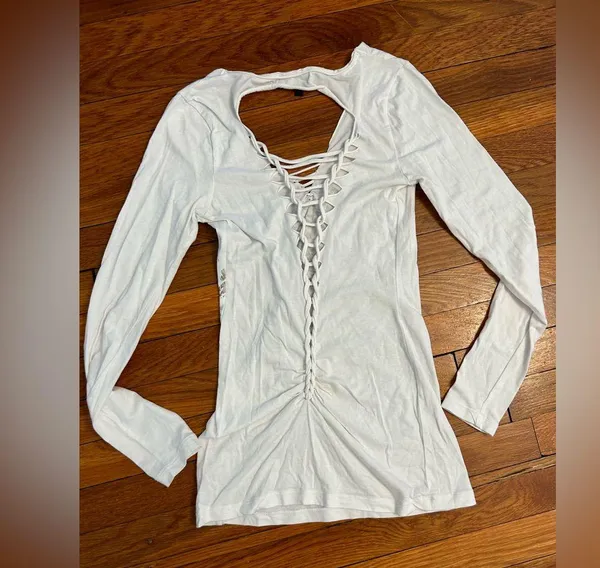 Baby Phat Vintage Leopard Shirt with Back Cutouts - Image 2