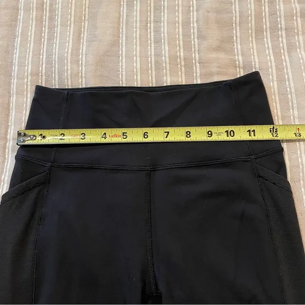 Black Mesh 28” Full Length High Rise Activewear Workout Leggings 4 - Image 10