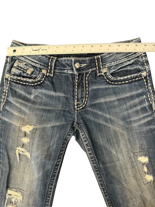 Miss Me Distressed Jeans Cut-Off Capri Cropped Denim Women’s Size 29 - Image 9