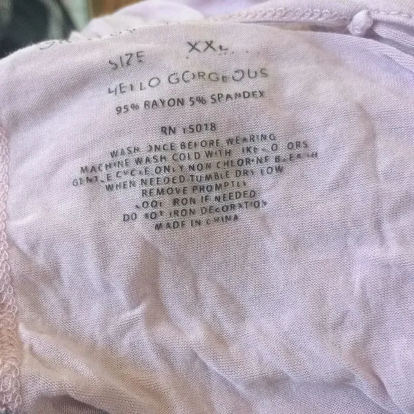 FINAL MARKDOWN Ladies’ hello gorgeous top (XXL) - Image 4