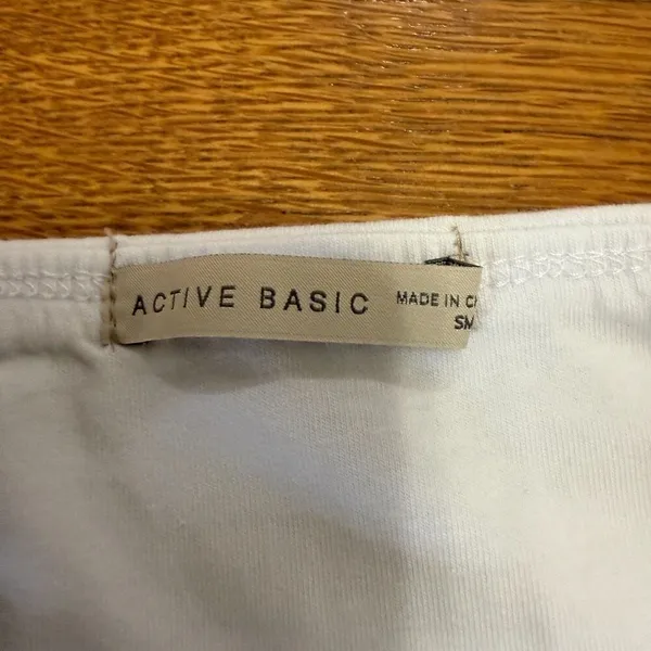Active Basic White Tube Top Small - Image 2