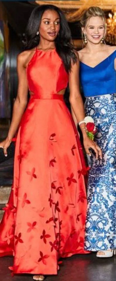 B. Smart JCPenney Red Prom Dress - Image 3