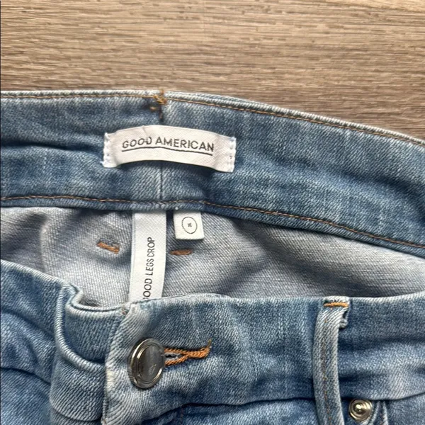 Good American Blue Skinny Jeans 18 with Light Wash Good Legs High Rise - Image 5