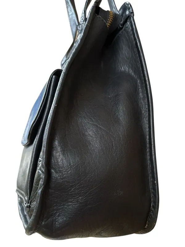 FRYE Leather Leather Vertical Shoulder Bag Black - Image 5