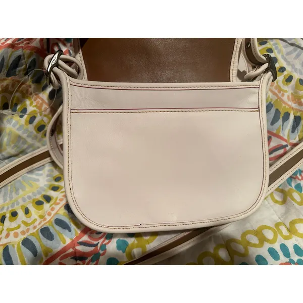Disney x Coach Patricia Saddle Crossbody With Mickey Mouse Ears Bag Chalk - Image 2