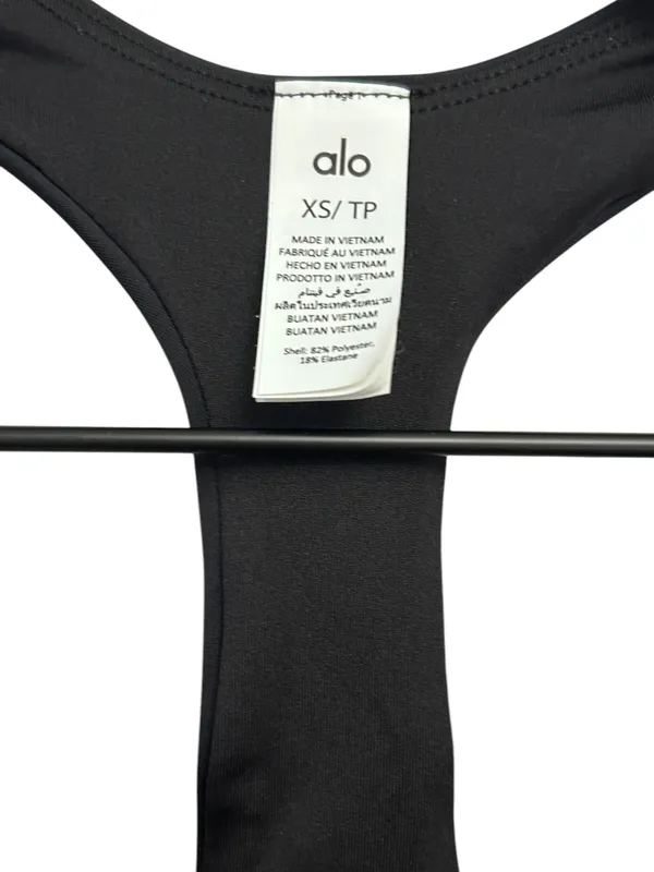 Alo Airlift Advantage Racerback Bra - Black XS NWT Authentic - Image 7