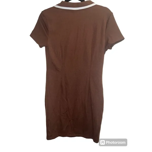 ✨Madden NYC Women's Short Sleeve V-Neck Polo Sz Large Dress✨ - Image 6