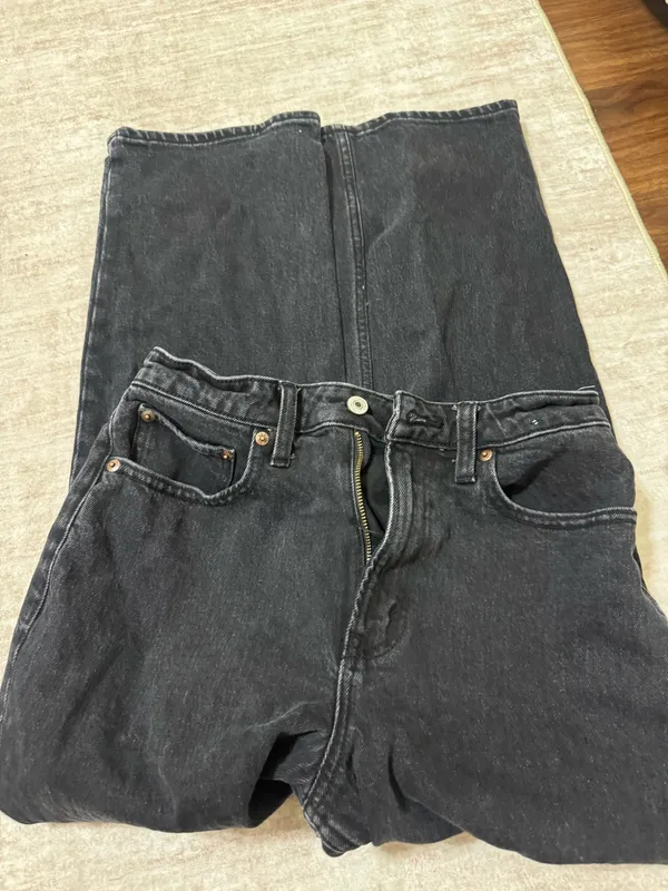 abercrombie & fitch vintage straight jeans black size 26/2 - Image 2