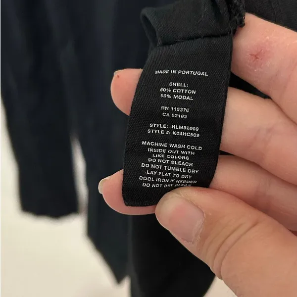 Helmut Lang Women's Size Small Black Shirt Long Sleeve Casual Quiet Luxury Top - Image 6