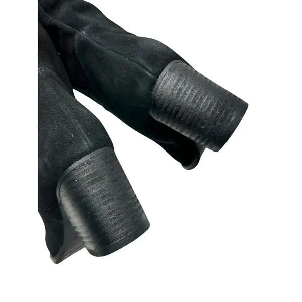 Blondo Waterproof Black Suede Tall Knee High Block Heel Boots Size 6.5M NEW - Image 6