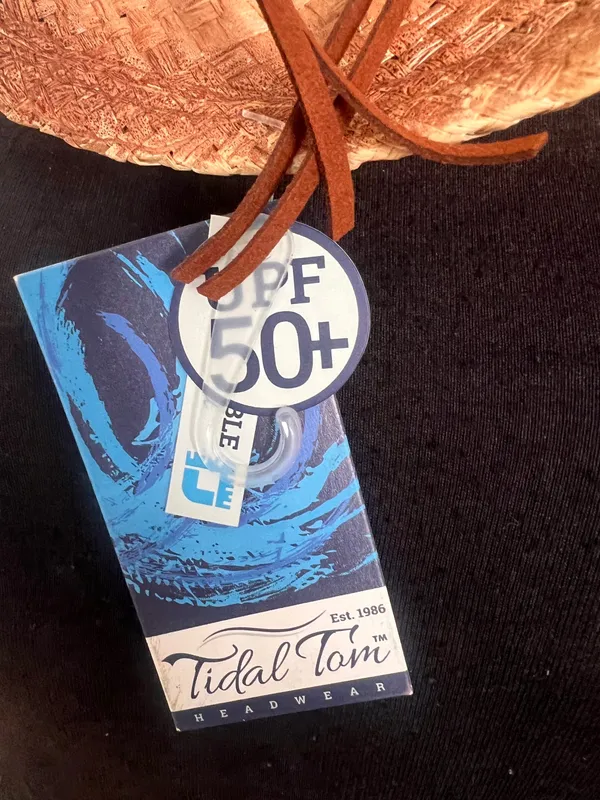 New w/tag Tidal Tom Straw Cowboy Hat, M/L - Image 10