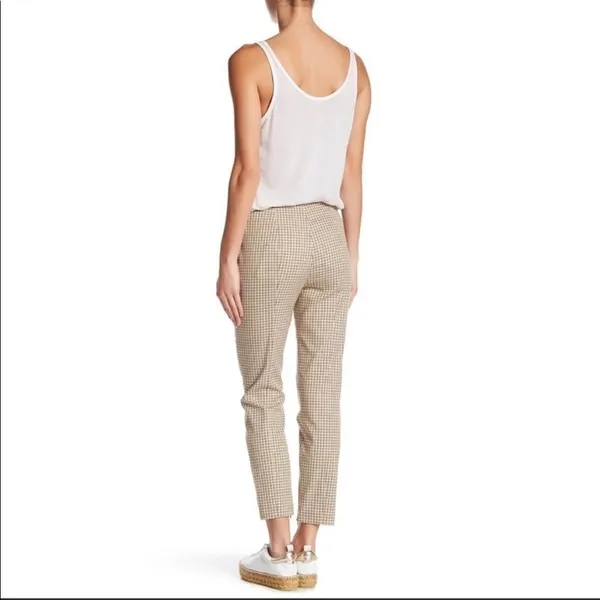 Theory‎ Alettah Ainsley Check Cropped Pants - Image 6