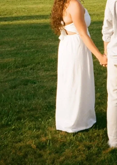 Japna White Strapless dress - Image 2
