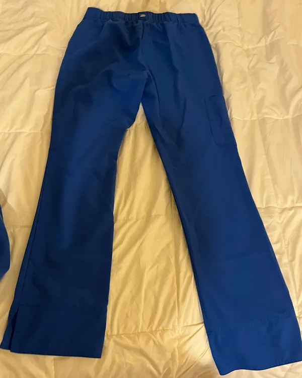 Royal Blue Grey's Anatomy Scrubs - Image 5