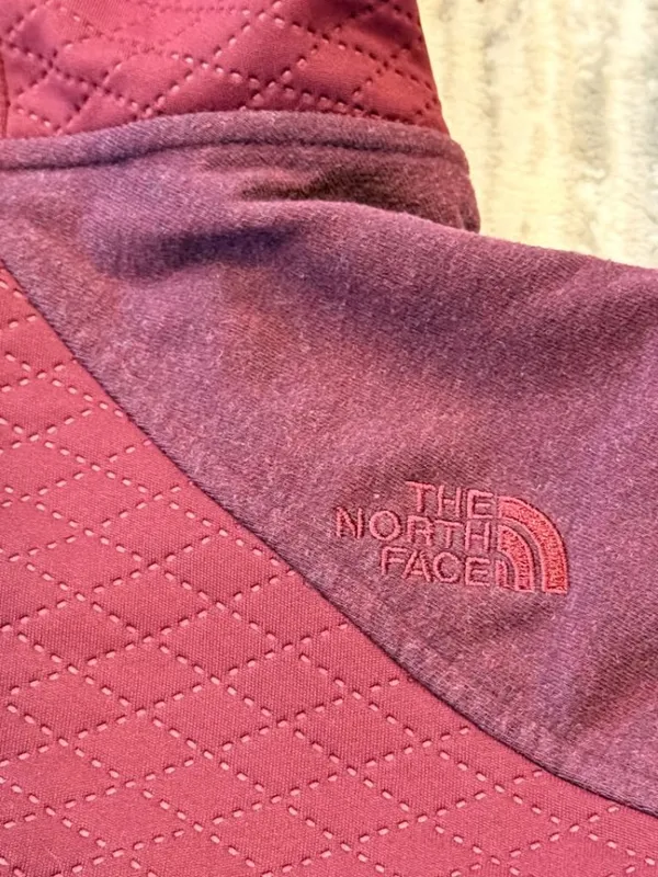 The North Face women's medium Burgundy 3/4 length coat. MSRP $225 - Image 8