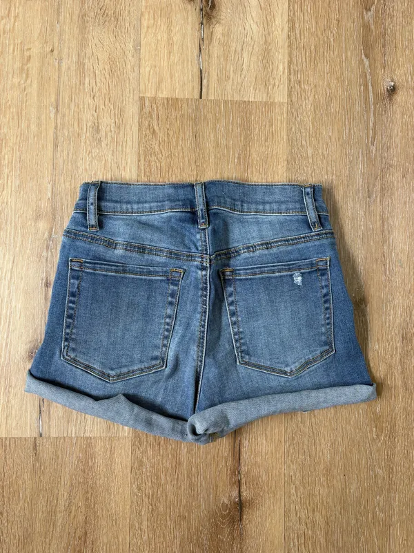 Pacsun High Rise Distressed Jean Shorts - Image 4