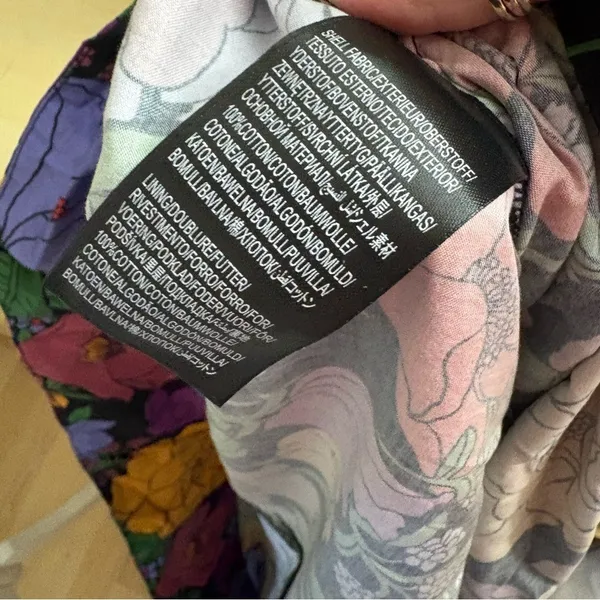 FARM RIO Bucolic Garden Sleeve Cut Out Dress Floral Maxi Size‎ XS - Image 13