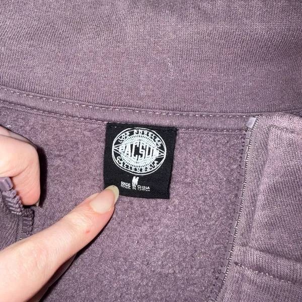 PacSun Purple Quarter-Zip Sweatshirt - Image 3